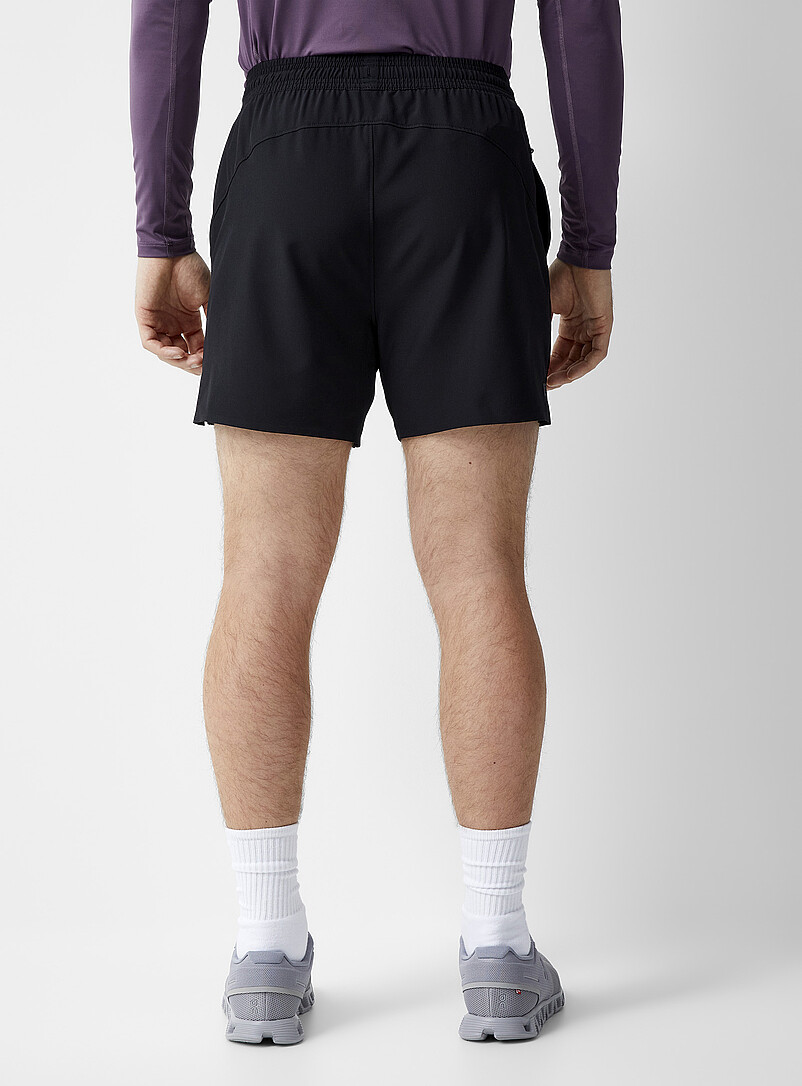 I.FIV5: Le short extensible sans dessous Longueur 5 po Noir pour homme