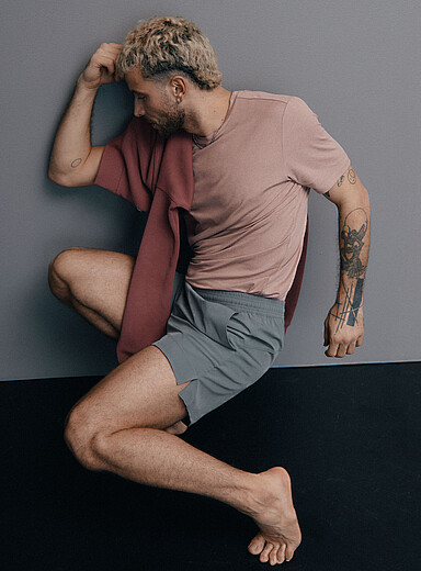I.FIV5: Le short extensible sans dessous Longueur 5 po Vert pour homme