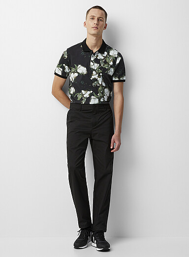 Le 31: Le pantalon performant Polygiene StayFresh<sup><small>MC</small></sup> Coupe Amsterdam - fusel&eacute;e relaxe <b>Collection Innovation</b> Noir pour homme