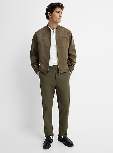 Le 31 Green Polygiene StayFresh&trade; performance pant Amsterdam fit - Relaxed & tapered <b>Innovation collection</b> for men