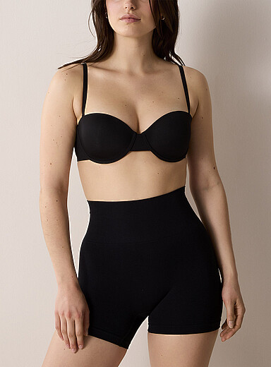 High-waist stretch control short Length: 4"