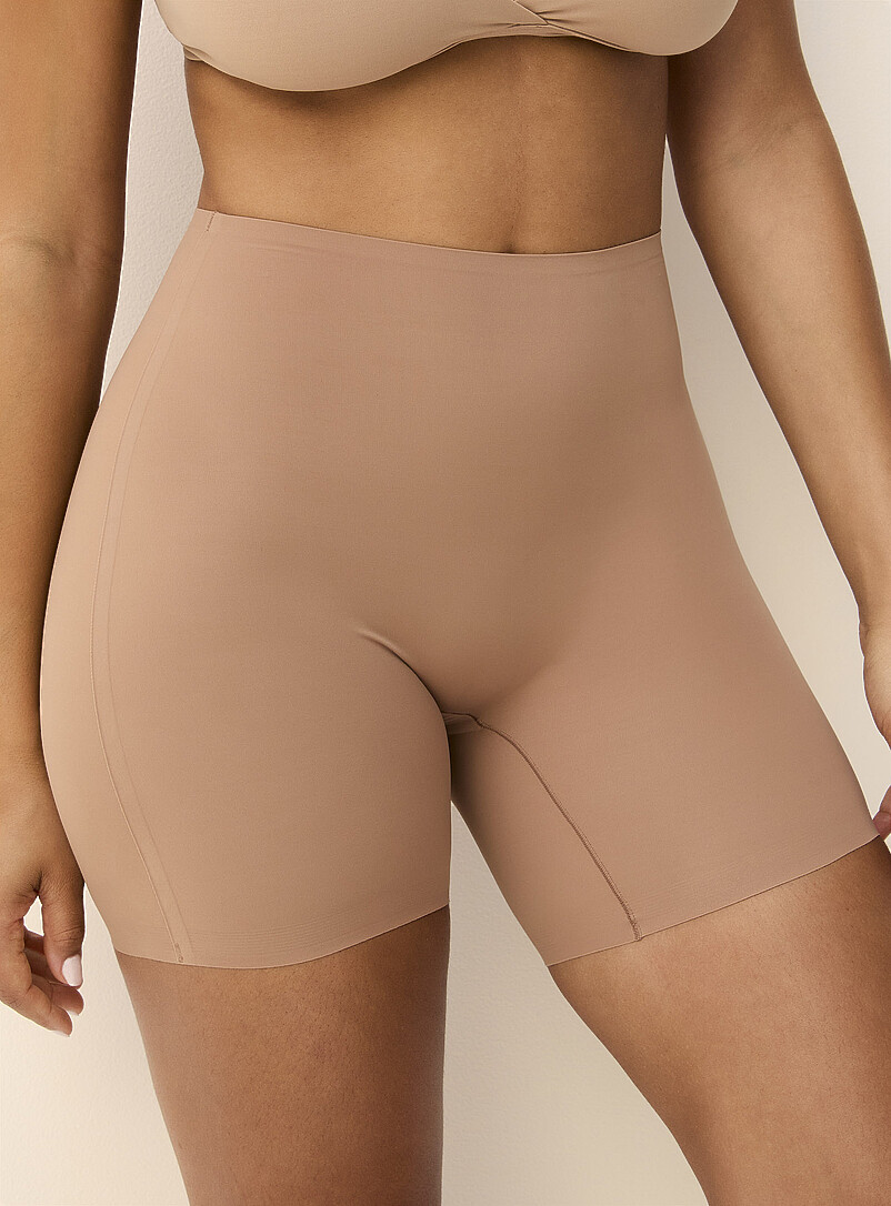 Miiyu Chocolate/Espresso Seamless high-waist smoothing short Length: 6" for women