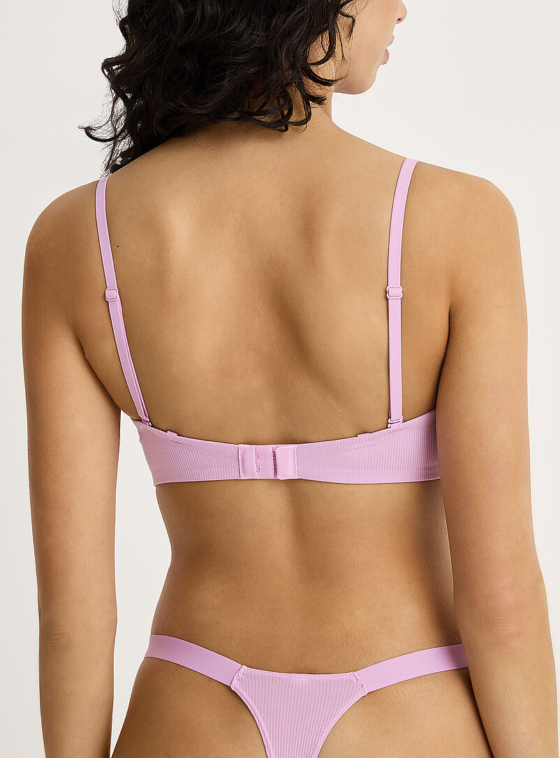 Miiyu: Le sans armature Vela c&ocirc;tel&eacute; Ivoire - Beige cr&egrave;me pour femme