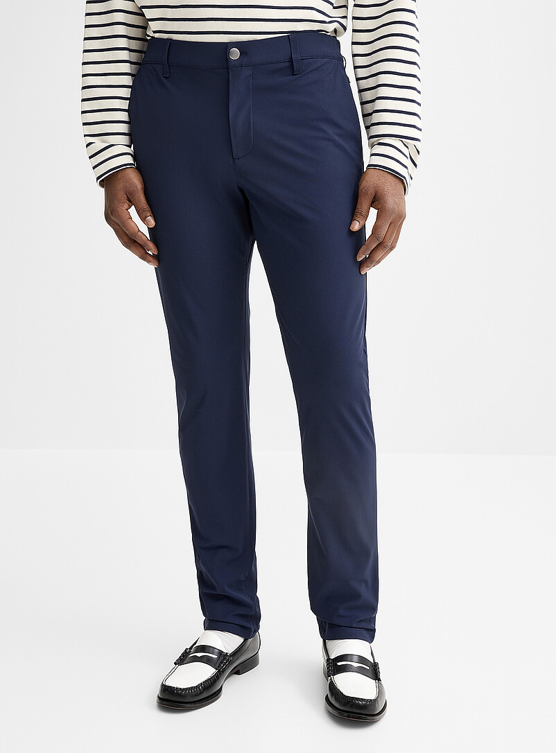 Le 31: Le chino performant Coupe Stockholm - &Eacute;troite <b>Collection Innovation</b> Noir pour homme