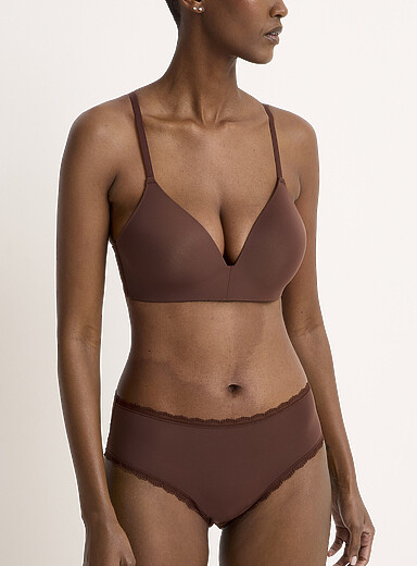 Miiyu: Le sans armature Vela Brun noisette pour femme