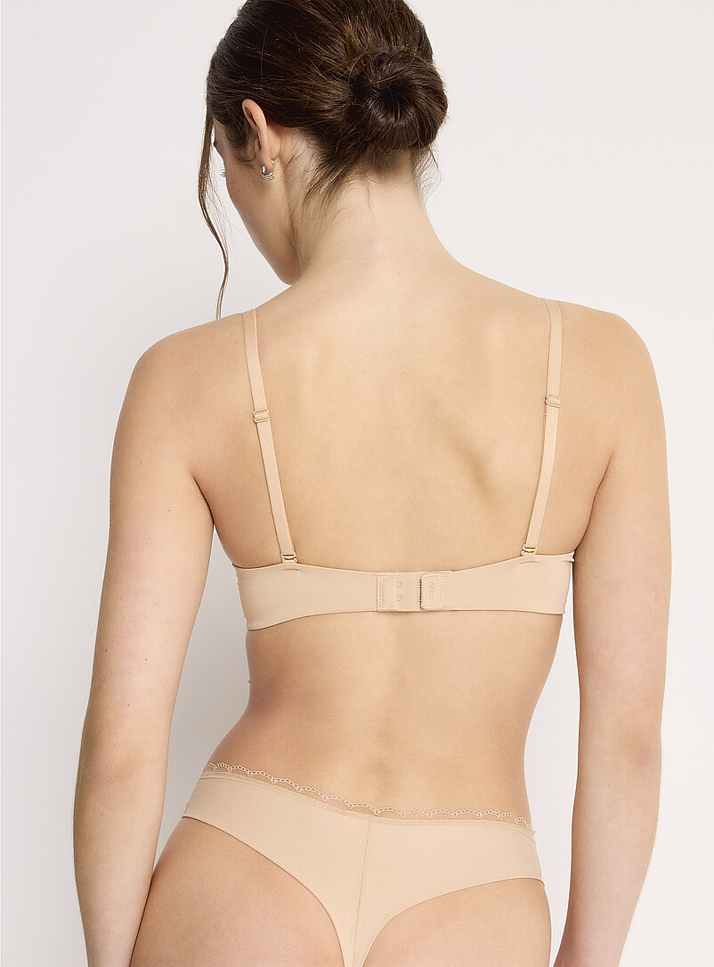 Miiyu Light Brown Cl&eacute;a push-up bra for women