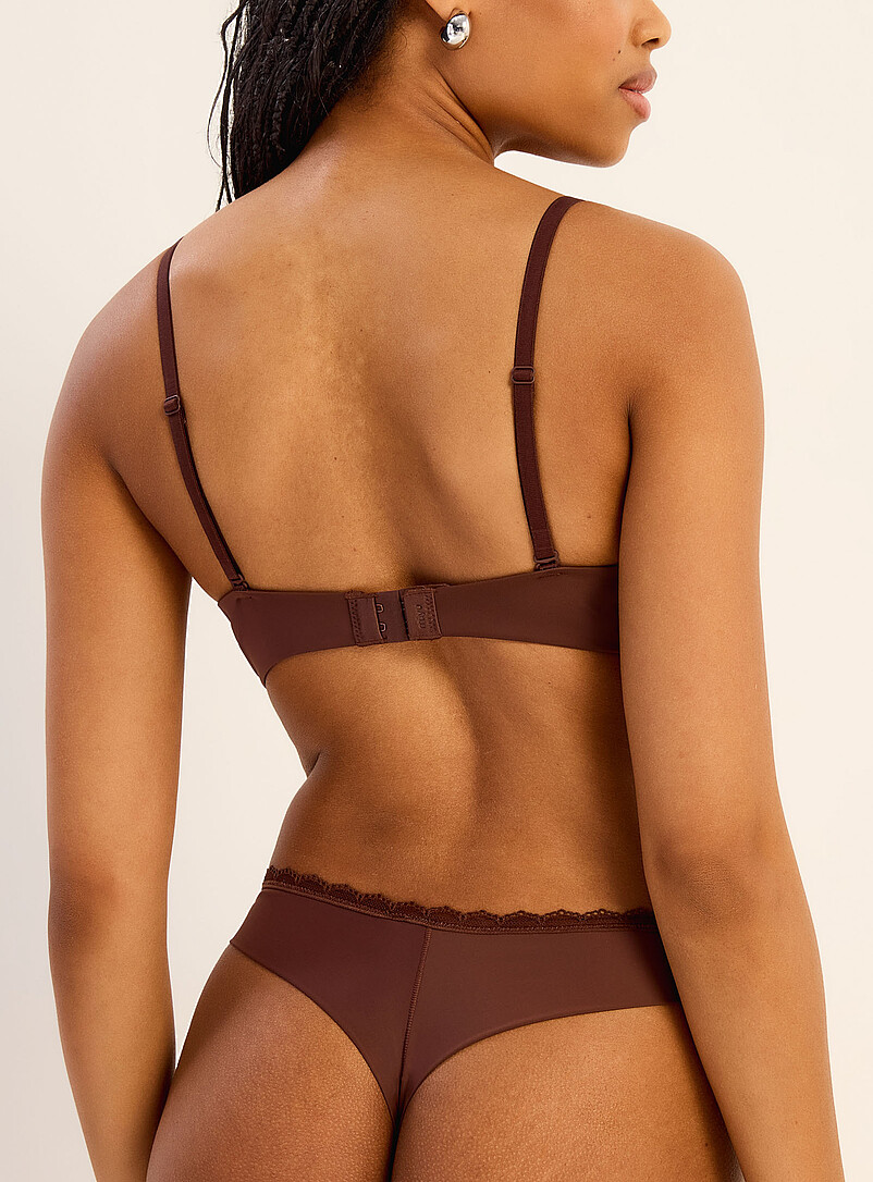 Miiyu Light Brown Cl&eacute;a push-up bra for women