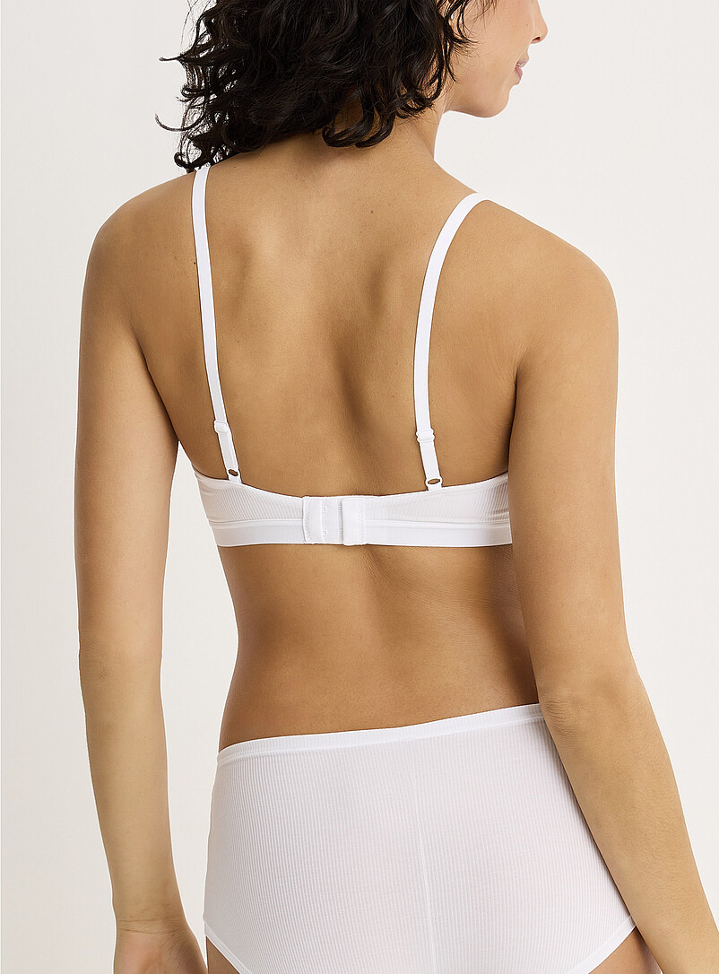 Miiyu: La bralette col d&eacute;gag&eacute; minic&ocirc;tes Vert pistache - Menthe pour femme