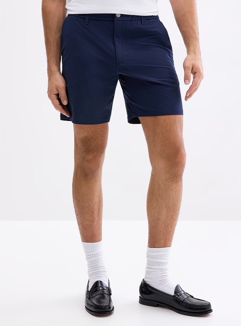 Le 31 Black Minimalist stretch short Inseam: 7" (18 cm) <b>Innovation collection</b> for men
