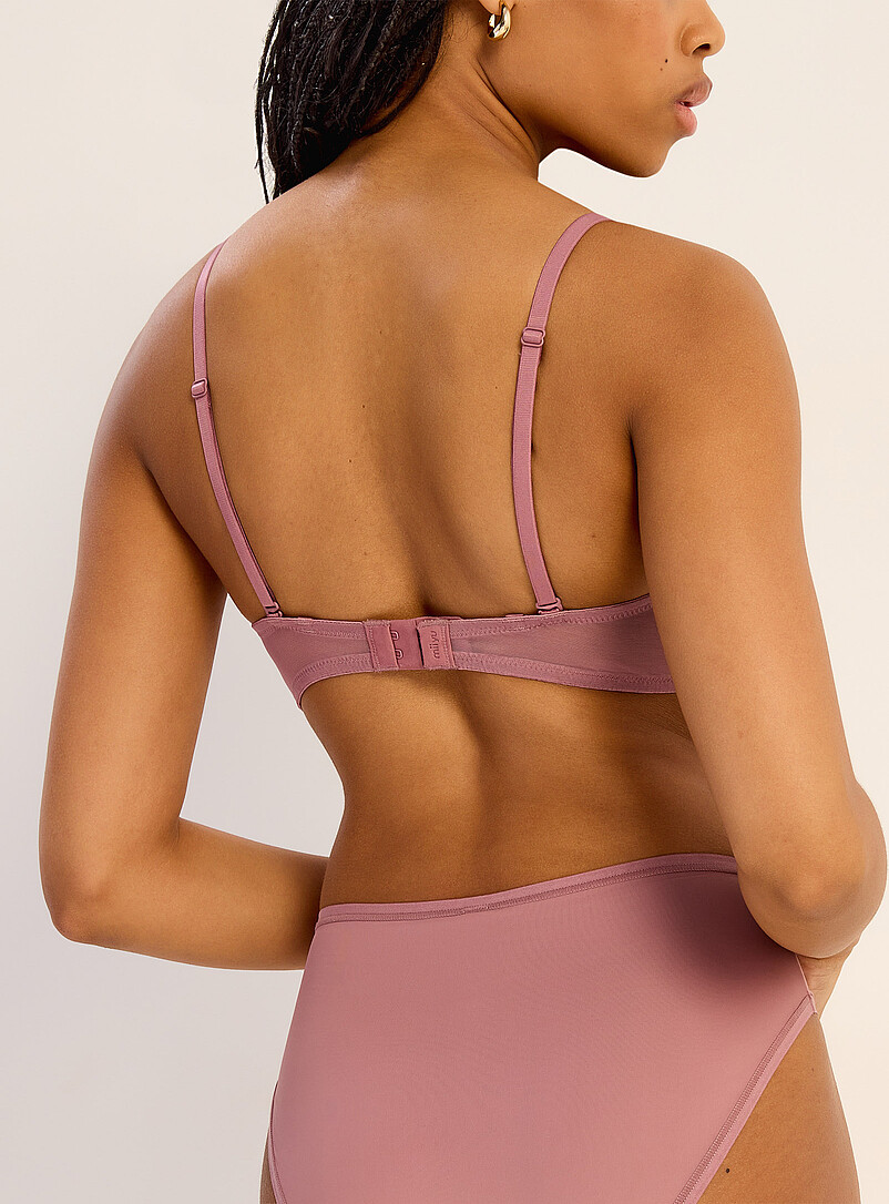 Miiyu: Le plongeant Hydra bandes filet Bleu p&acirc;le pour femme