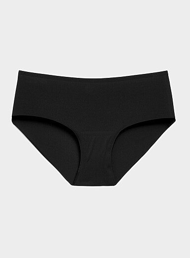 Mini-rib laser-cut classic brief Recycled nylon