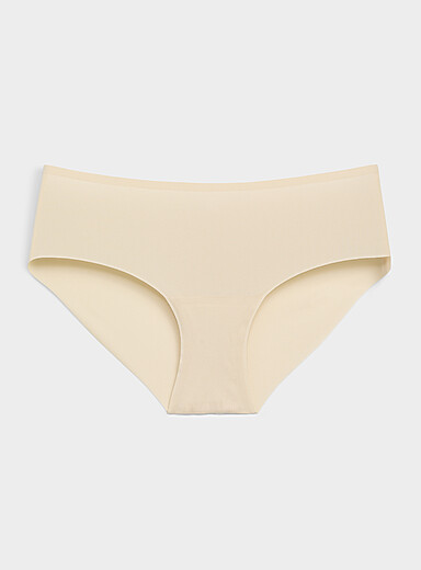 Miiyu: La classique coup&eacute;e laser minic&ocirc;tes Nylon recycl&eacute; Ivoire - Beige cr&egrave;me pour femme