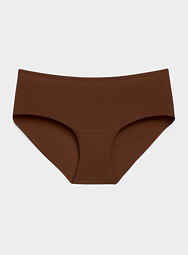 Mini-rib laser-cut classic brief Recycled nylon