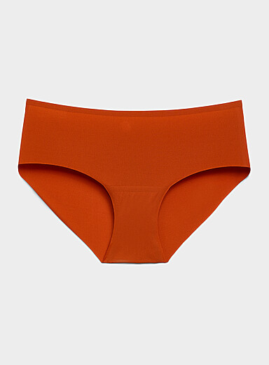 Mini-rib laser-cut classic brief Recycled nylon