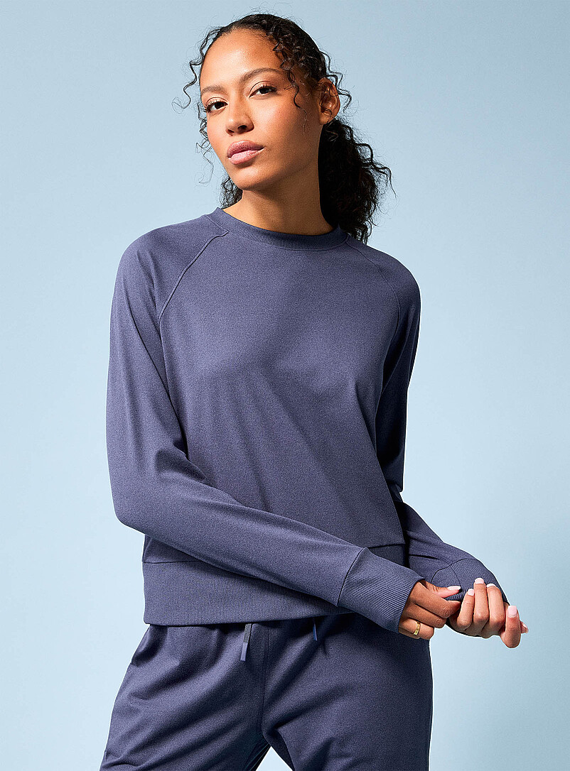 Ultra-Soft Jersey Crew-Neck Sweatshirt