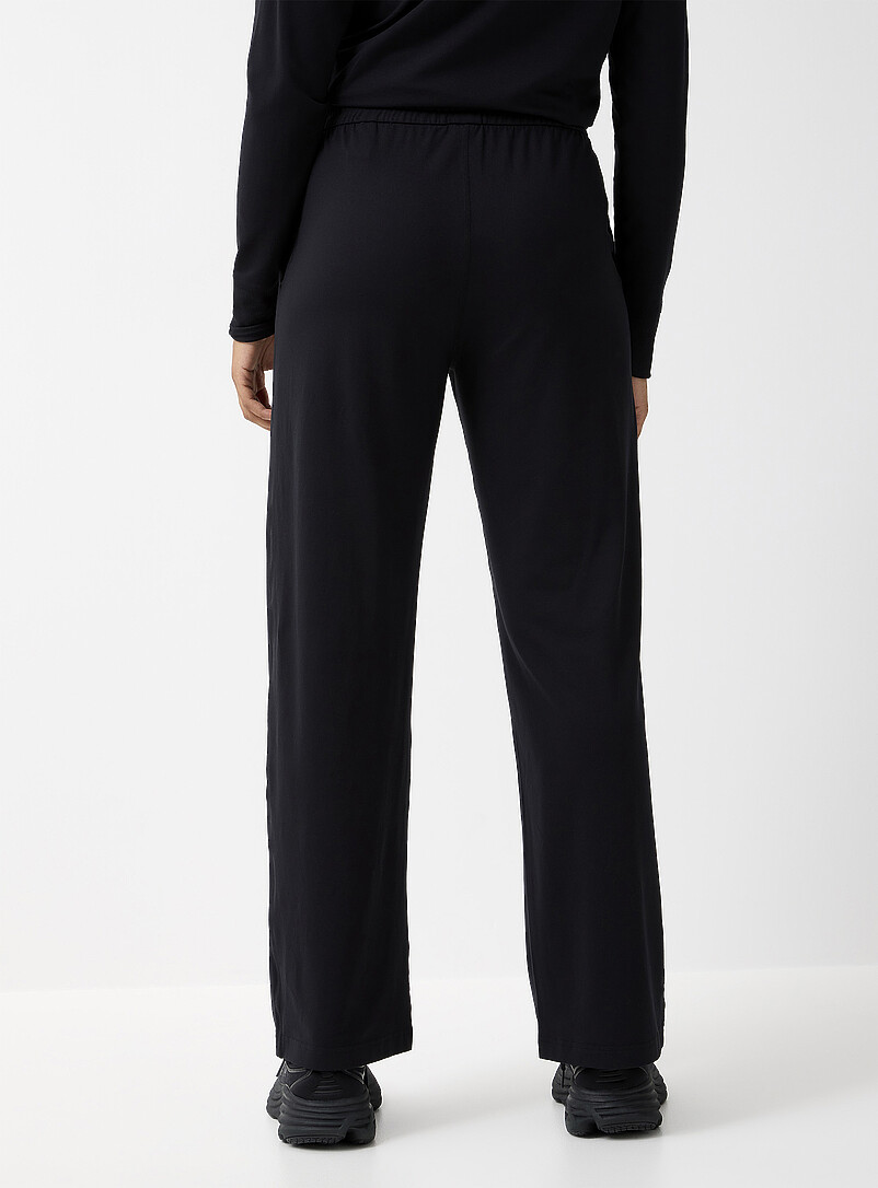 Toggle-waist ultra-soft wide-leg pant product image 3