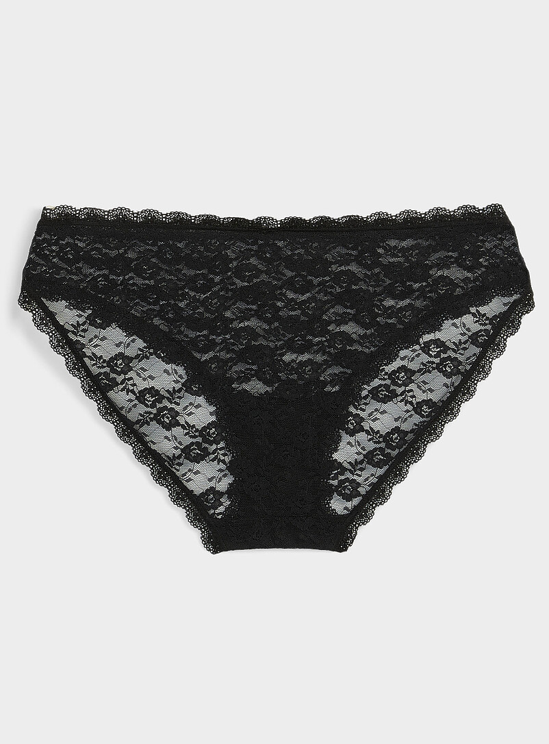 Romantic lace bikini panty Recycled nylon product image 2