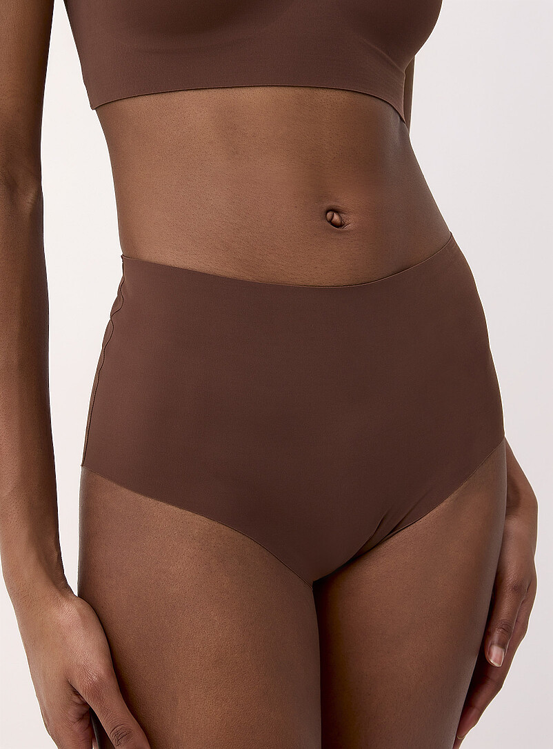 Laser-cut stretch high-waist classic hipster Recycled nylon product image 2