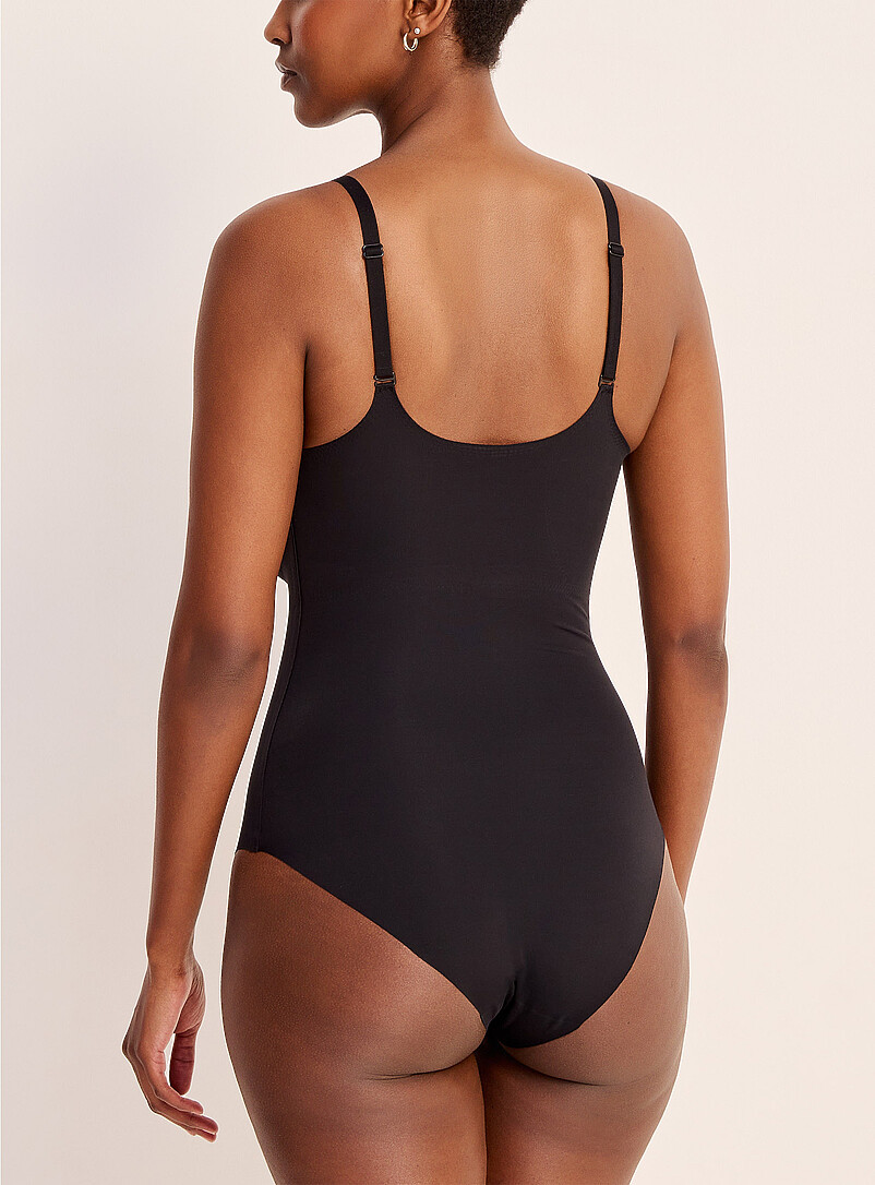 Stretch smoothing V-neck bodysuit product image 2