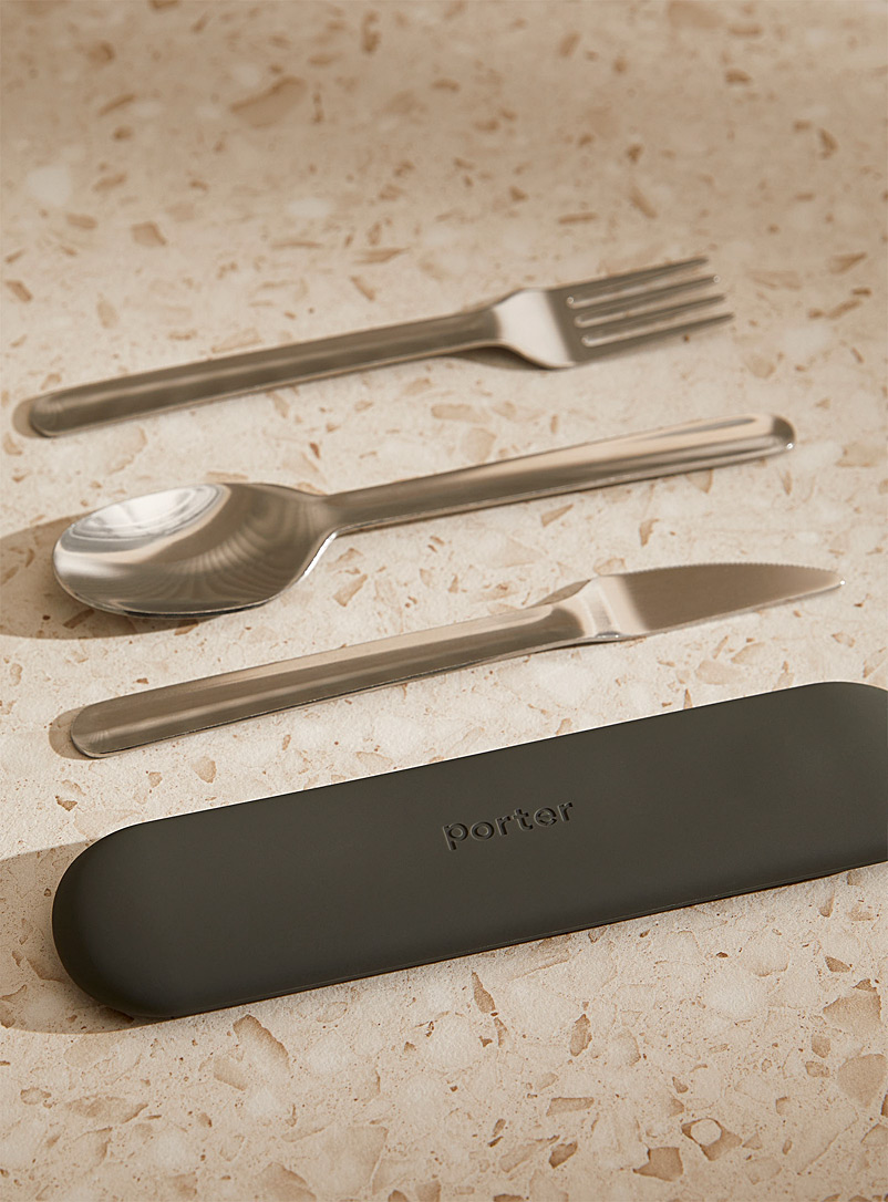 Simons Maison Black Porter stainless-steel utensils Set of 3