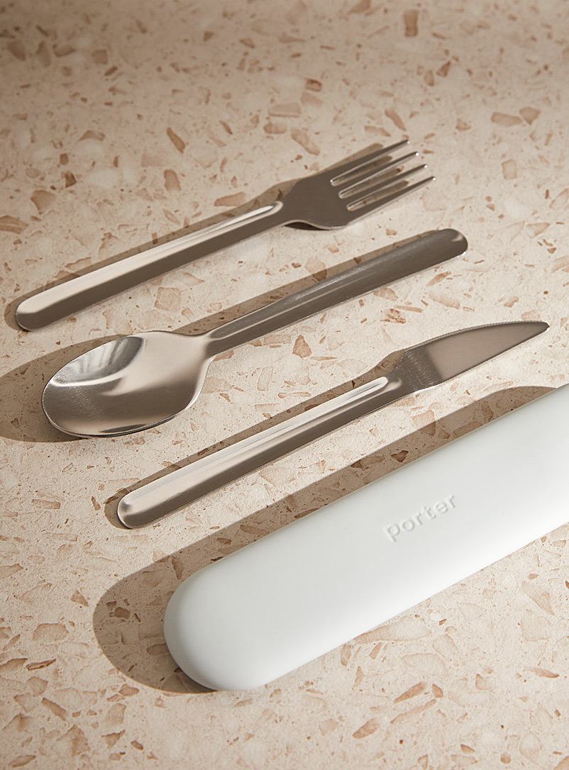 Simons Maison Mint/Pistachio Green Porter stainless-steel utensils Set of 3