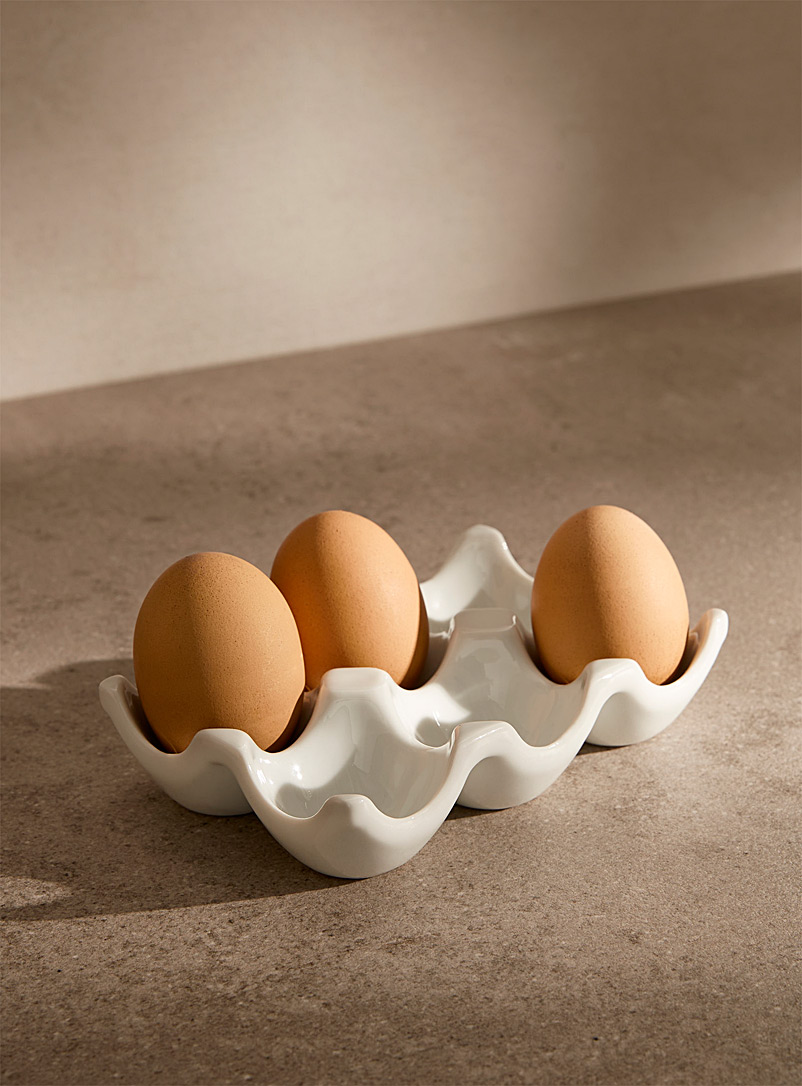 Simons Maison: Le cageot à œufs Blanc