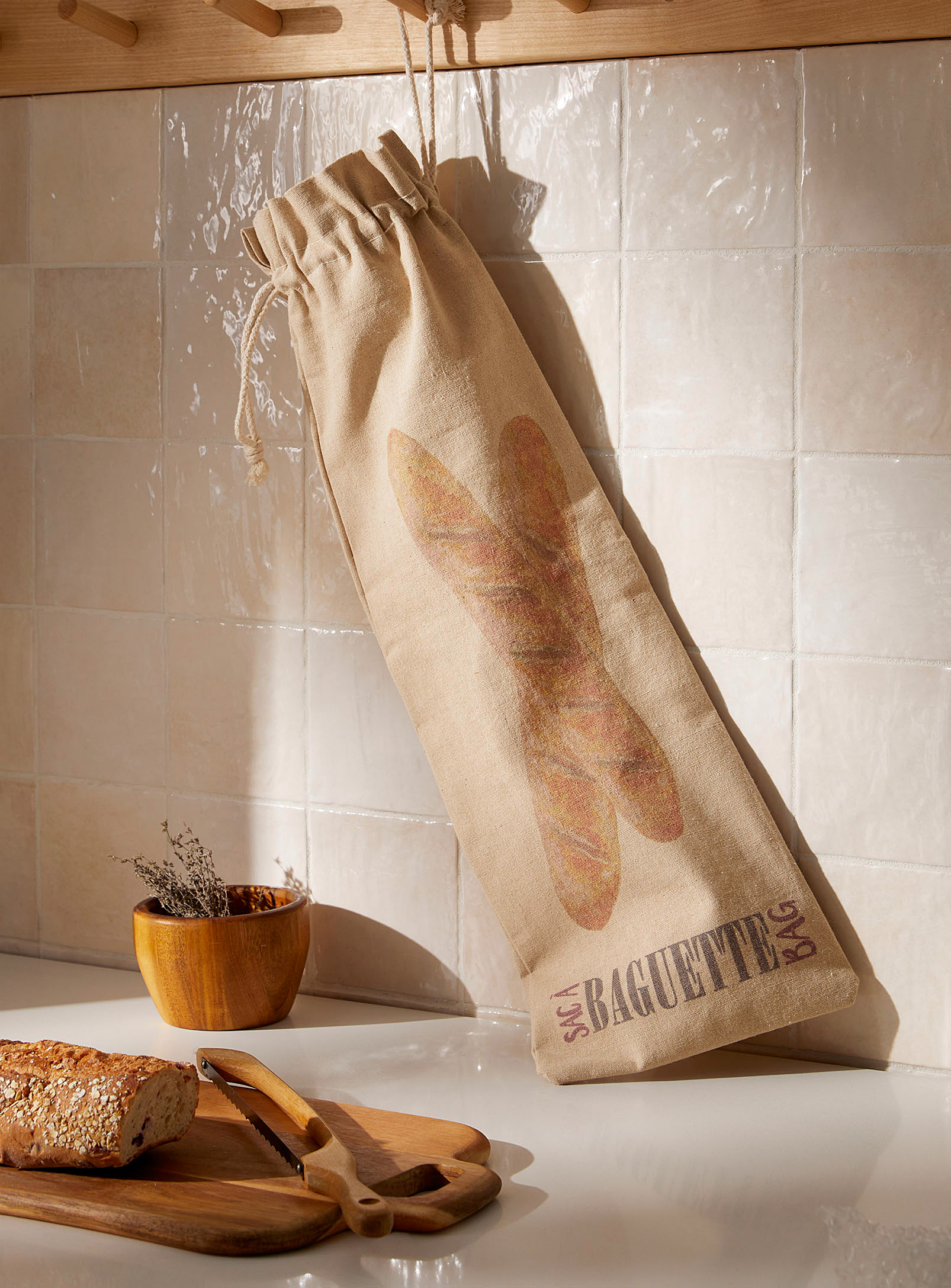 Simons Maison - Le sac de conservation pour pain baguette