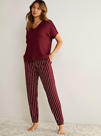 Beetroot Mix Tall Lounge Jogger For Women