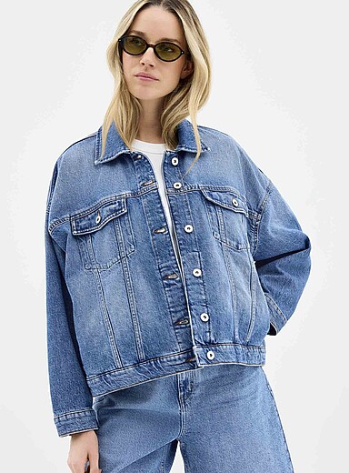 La veste ample en denim