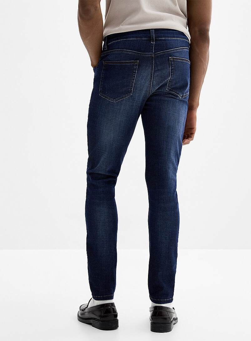 Le 31: Le jean bleu fonc&eacute; <b>Coupe Tokyo - Ajust&eacute;e</b> Bleu pour homme