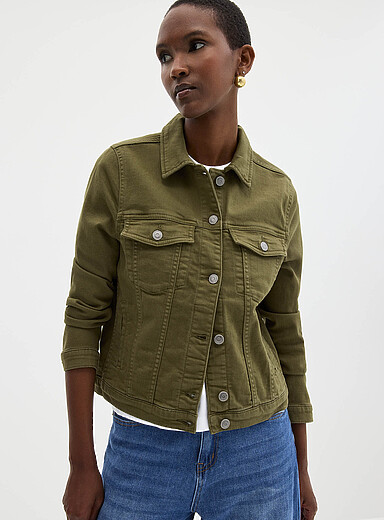 Colourful stretch denim jacket product image 2