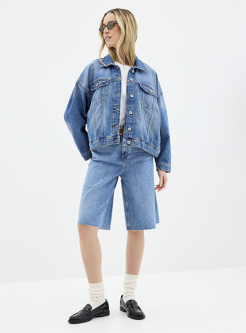 Loose denim jacket product image 2