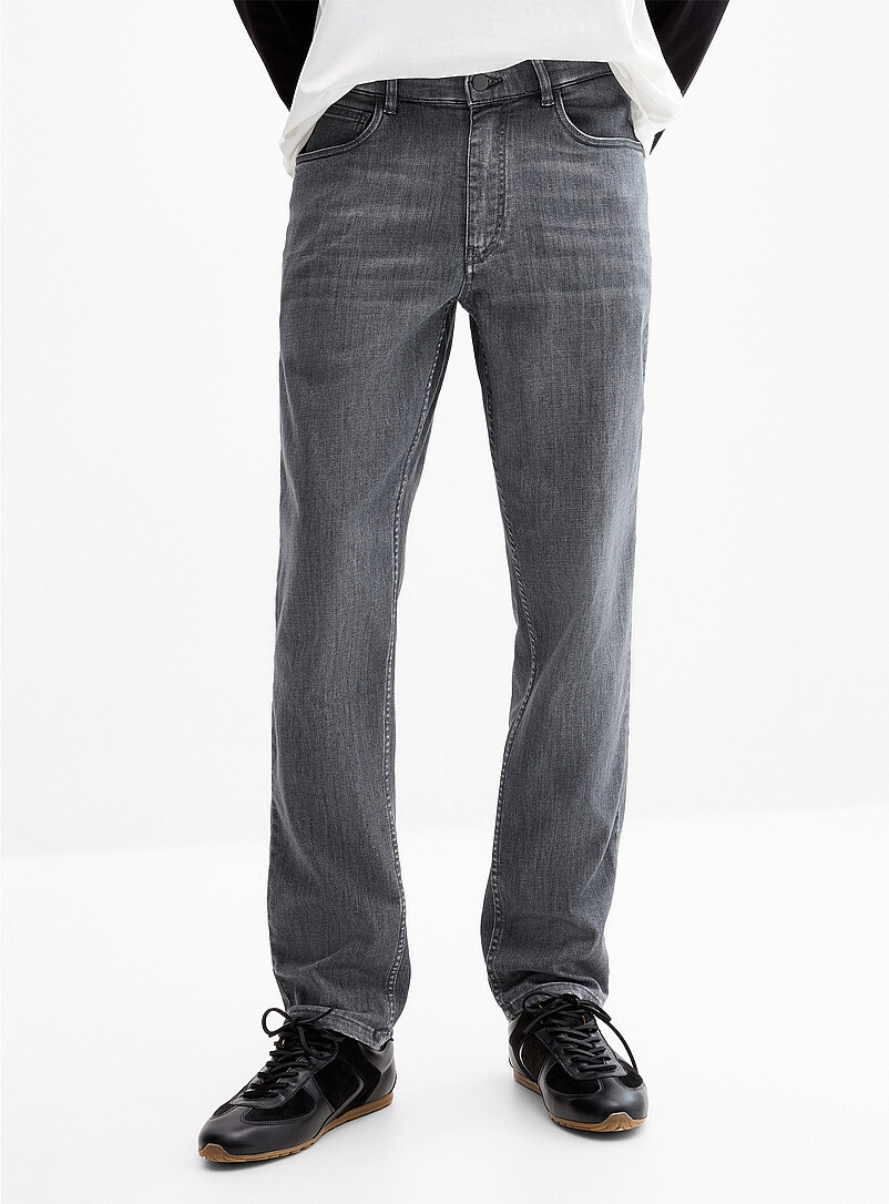 Ash-grey soft jean London fit - Slim straight product image 2