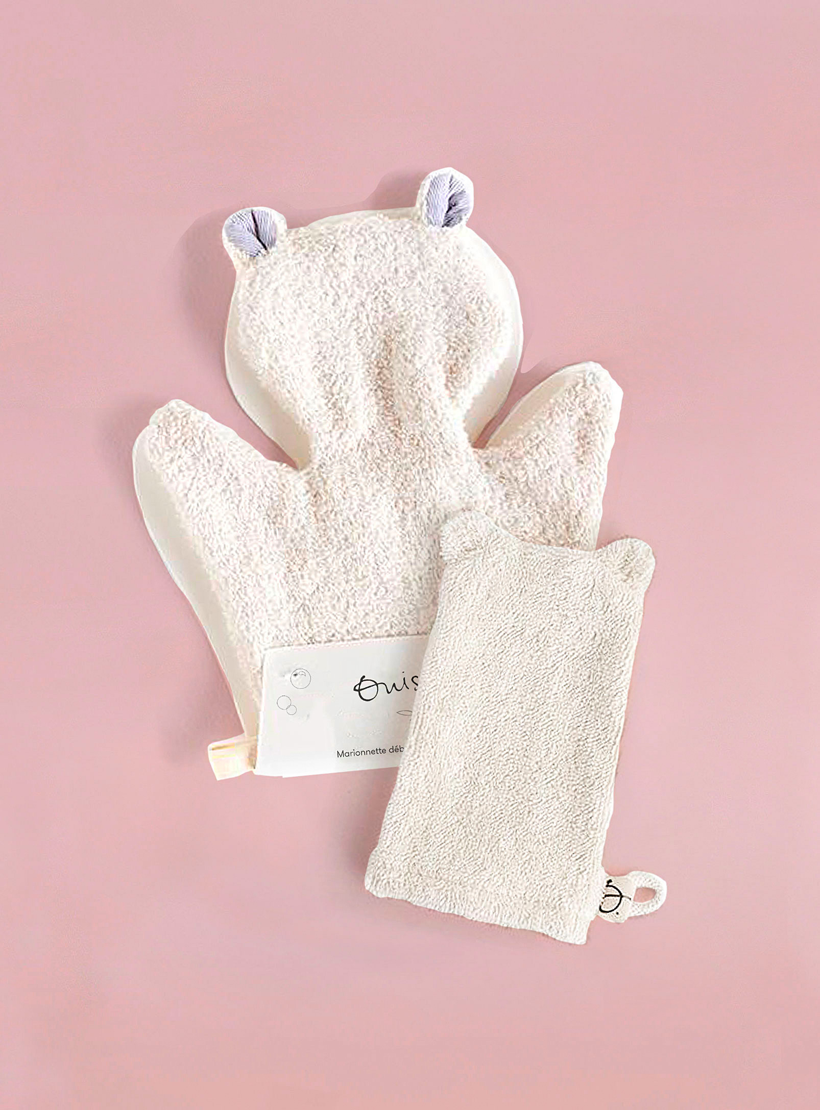 Ouistitine - Mini-glove and puppet bath set