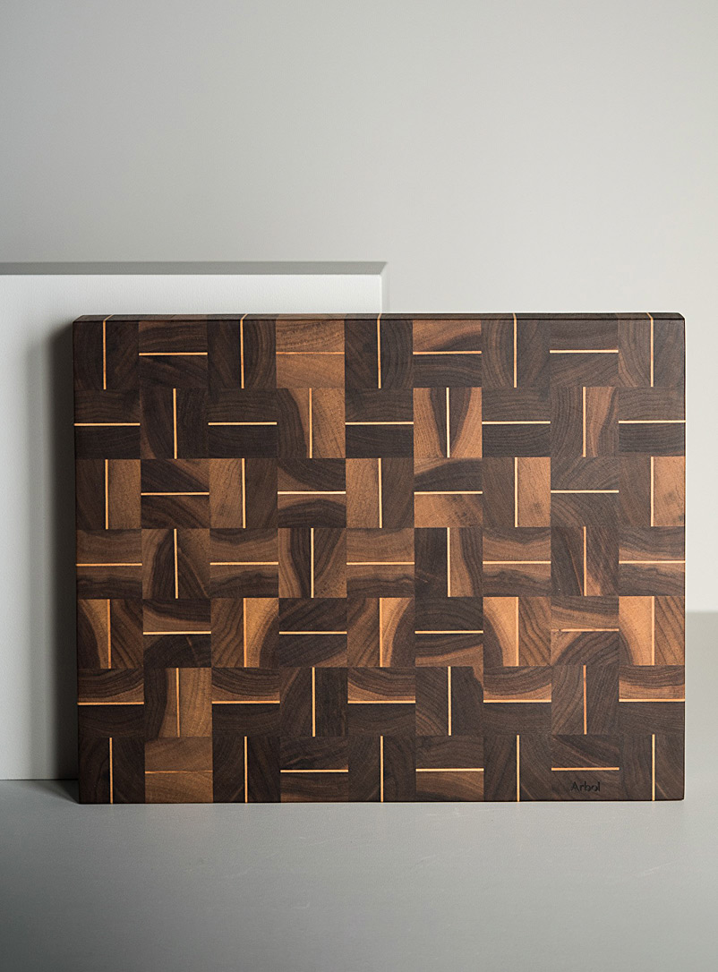 Arbol Brown Zigzag cutting board