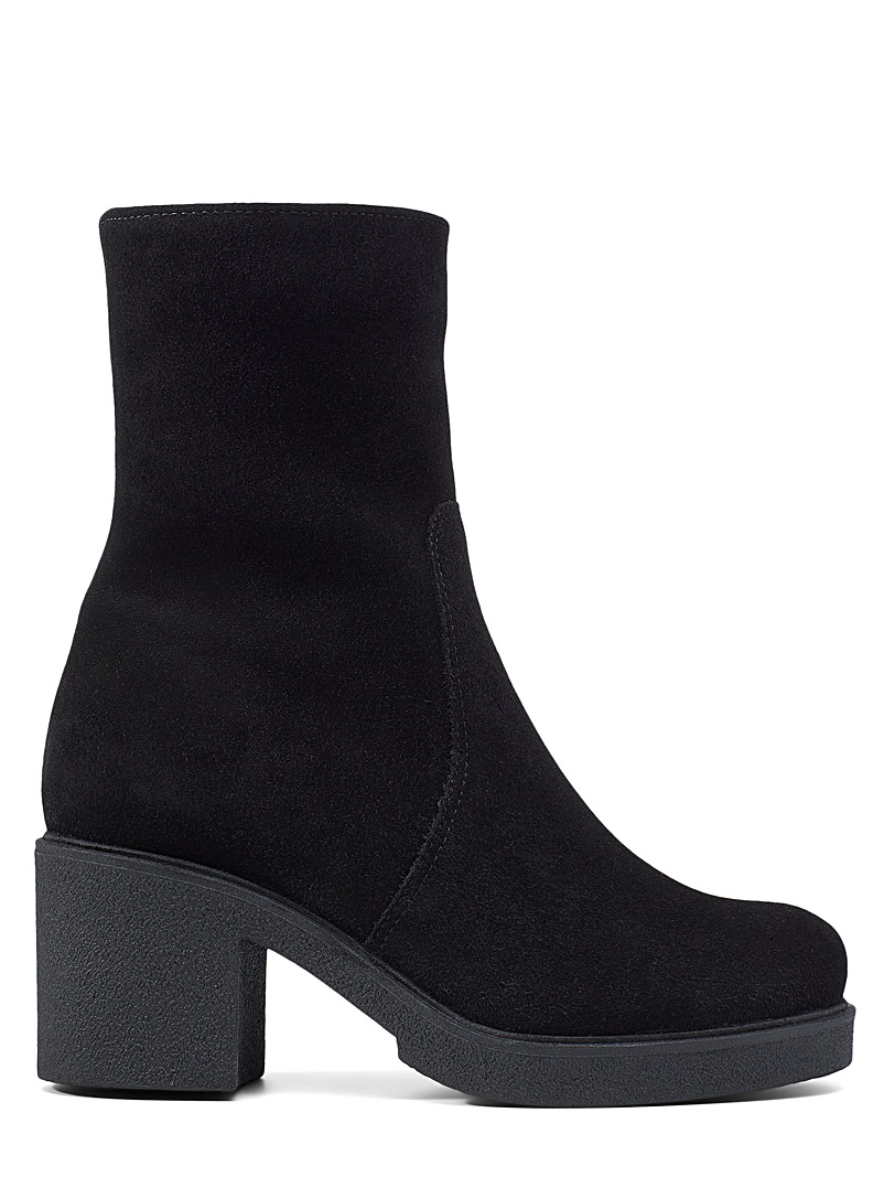 La Canadienne Black Zed ankle boot for women