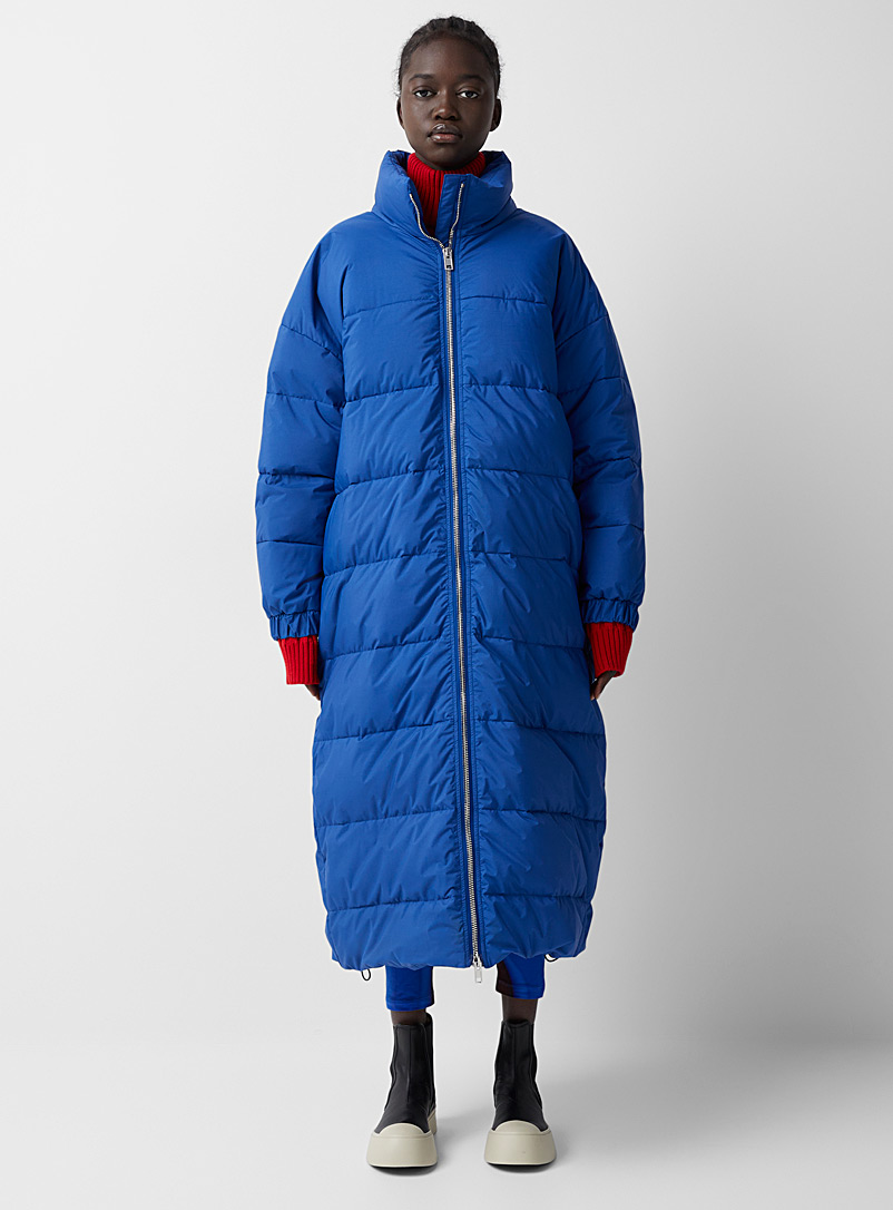 Quartz Co. x Lecavalier: Le manteau Sundance Bleu royal-saphir pour femme