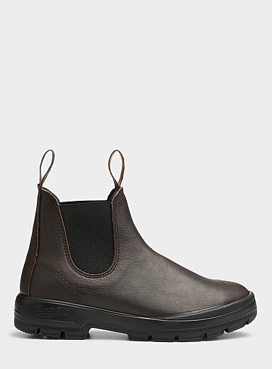 Blundstone: La botte Chelsea 2634 cuir brun fonc&eacute; Femme Brun fonc&eacute; pour femme