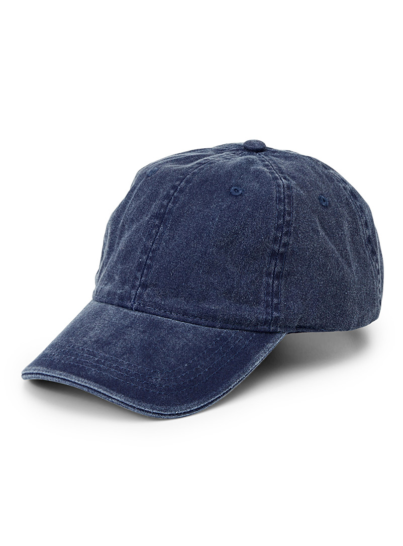 Casquette Militaire Vintage Unisexe En Denim Délavé - Coton, Taille Réglable 55-60 Cm - Style Cadet, Plat, Pour Homme Et Femme - 6