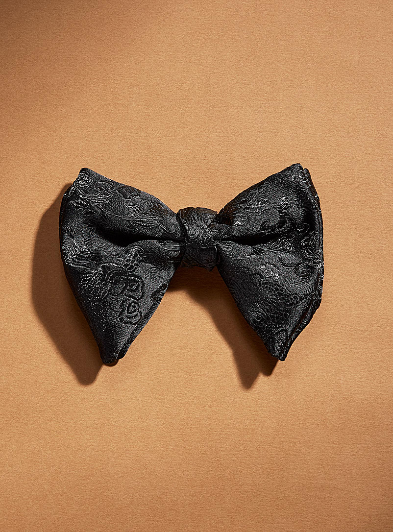 Coo-Mon Black Butterfly bow tie