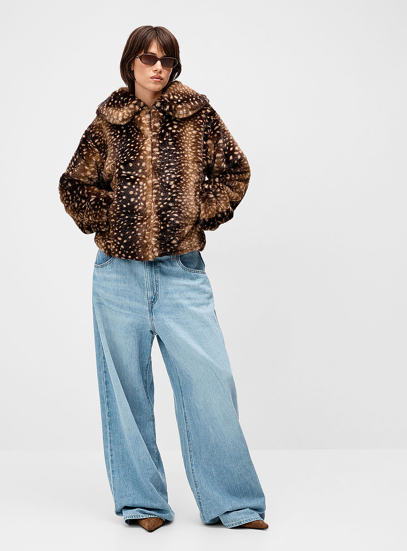 Fawn faux fur jacket | Daisy Street | | Simons