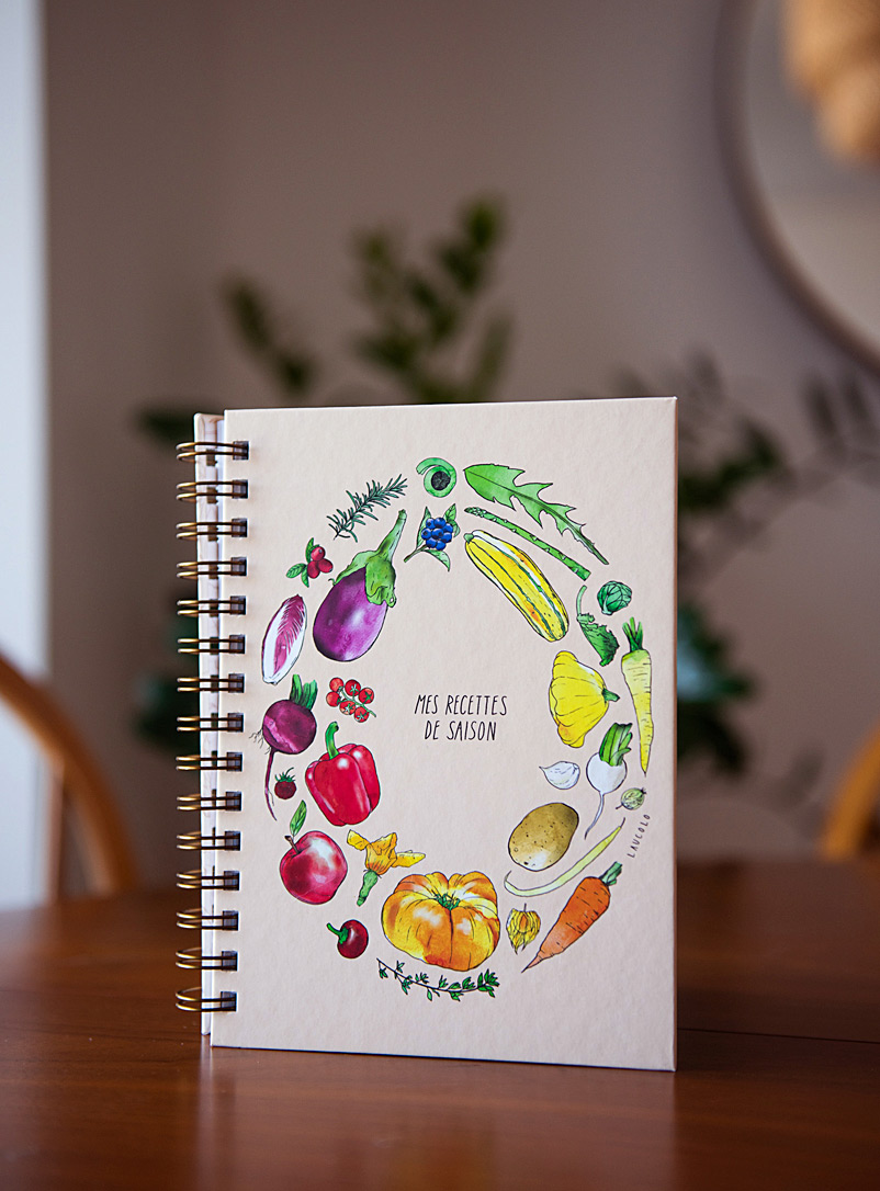 Laucolo Assorted Seasonal recipe notebook