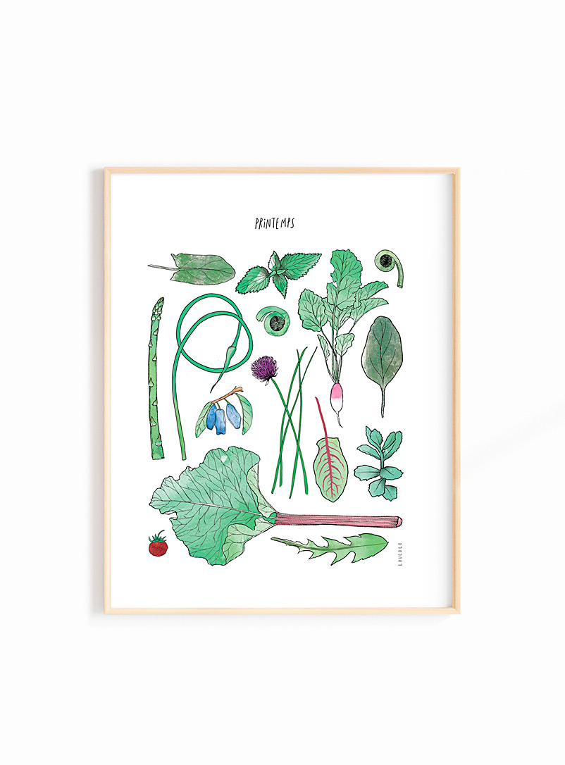 Laucolo Assorted Spring harvest art print 11 x 14 in