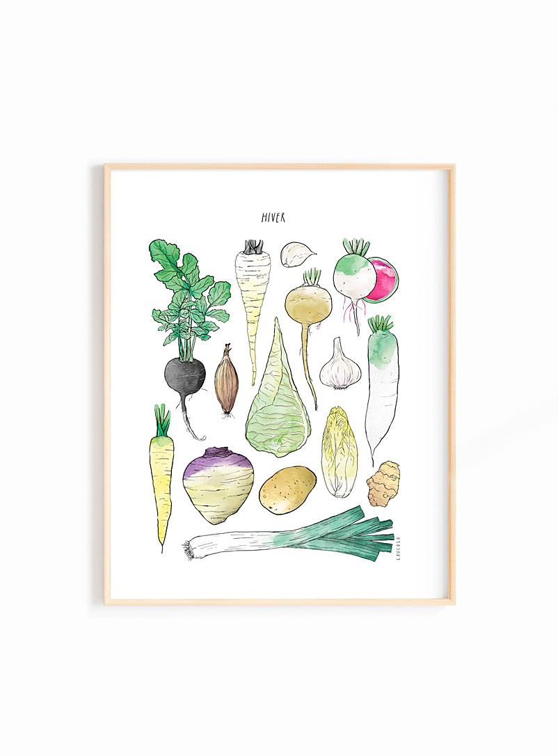 Laucolo Assorted Winter harvest art print 11 x 14 in