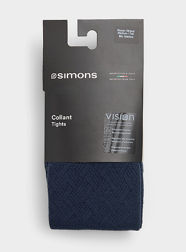 Sheer braided-texture tights <b>Exclusive collection from Italy</b>