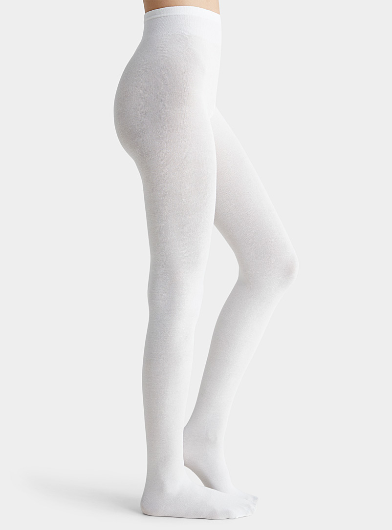 Solid colour organic cotton tights, Simons, Shop Women's Tights Online