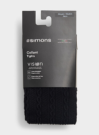 Twisted-cable tights <b>Exclusive collection from Italy</b>