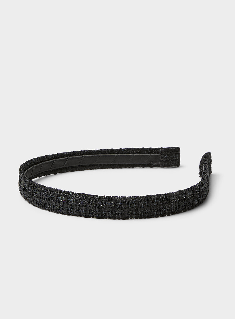 Tweed-like slim headband product image (primary)