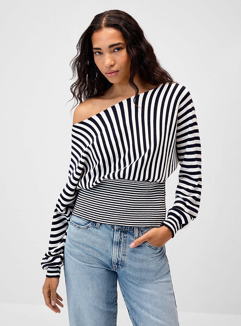 Fitted striped sweater product image 2