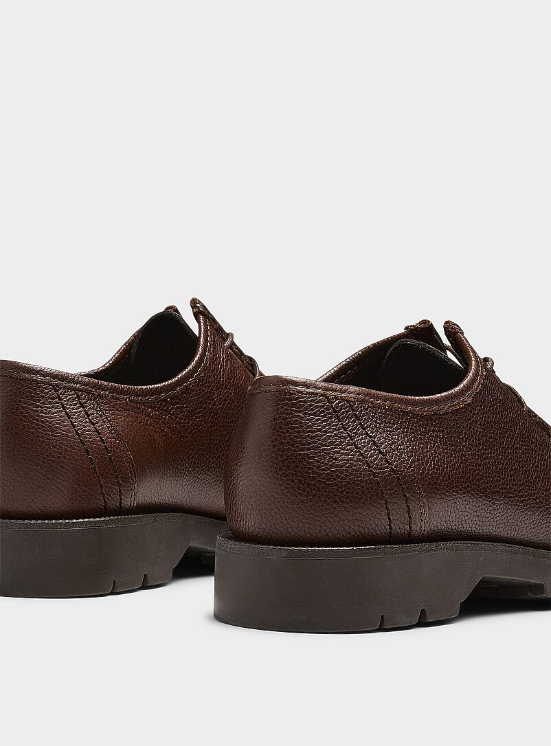 Kleman: La chaussure derby Padror cuir Homme Brun pour homme